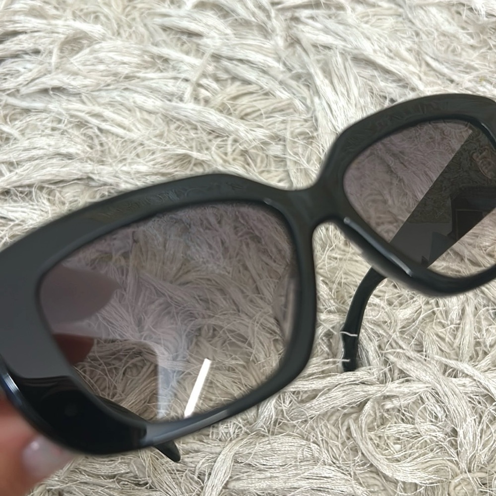 NIB CELINE Triomphe CL40216U Black/Gradient Brown Lenses Rectangle Sunglasses - Picture 10 of 16